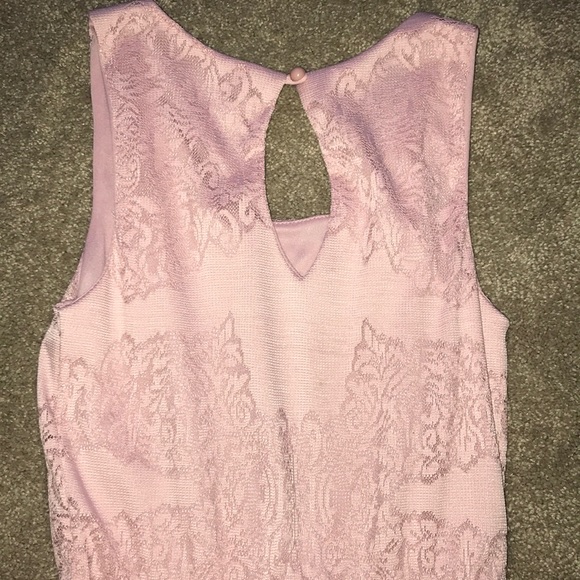 Charlotte Russe Mauve Lace Dress - Picture 2 of 3